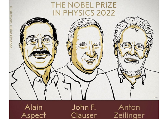Guanyadors del Premi Nobel de Física 2022