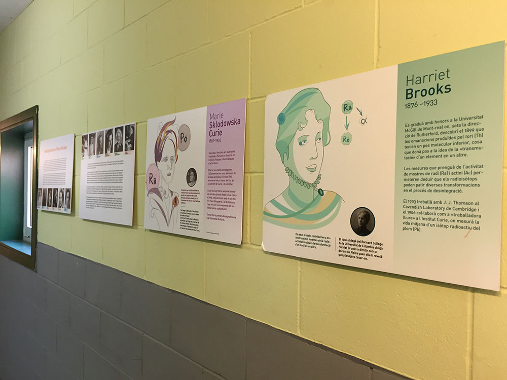 Exposició a l'INS Euclides