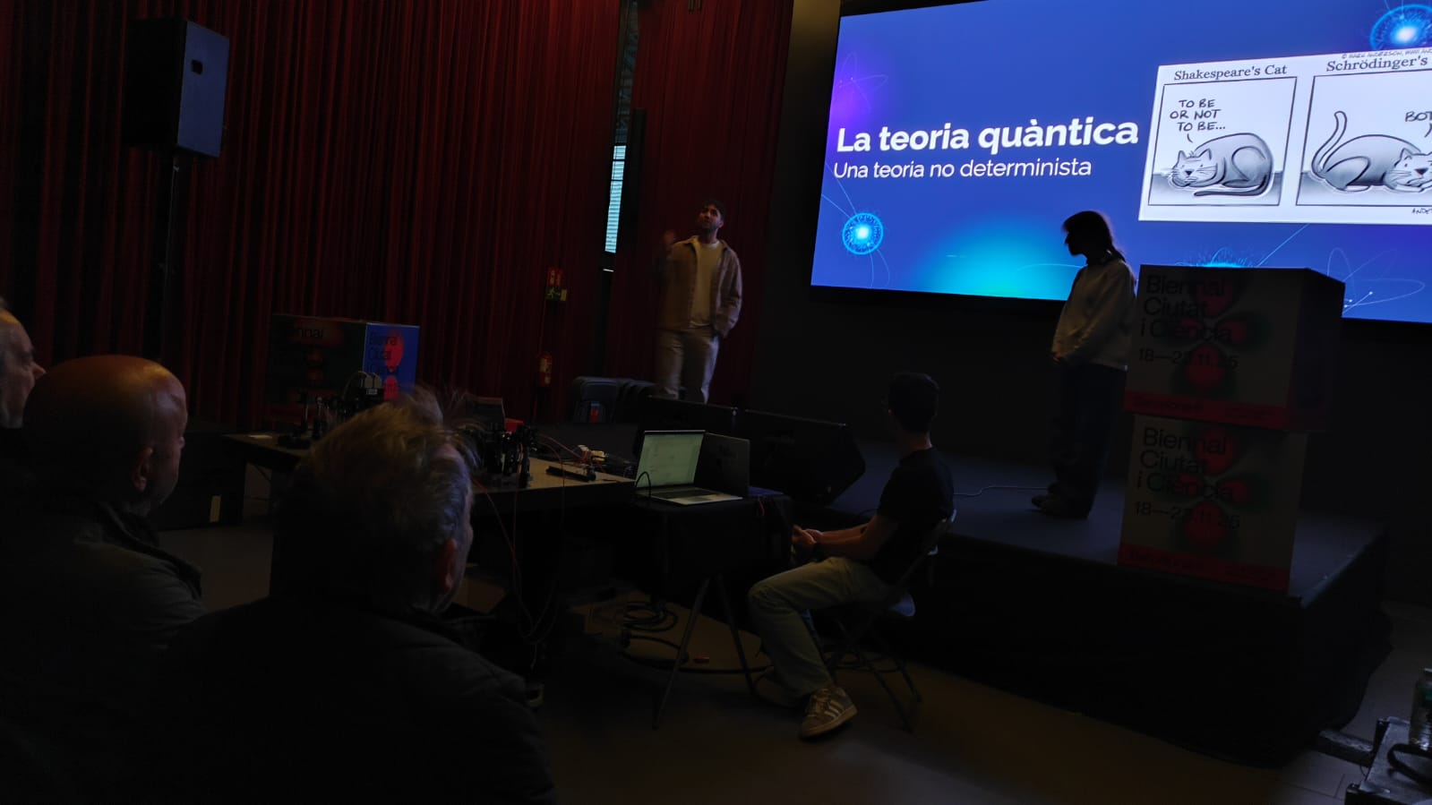 Presentació teòrica sobre quàntica a la Biennal Ciutat i Ciència 2025