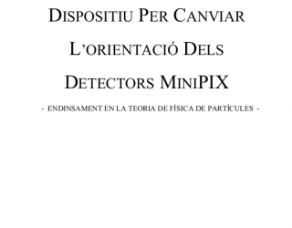 Dispositiu per canviar l'orientació del Minipix