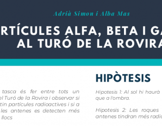 Pòster Partícules Alfa, Beta i Gamma