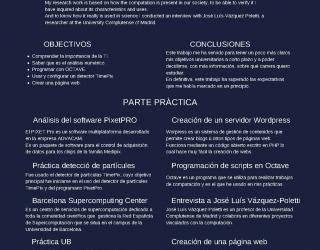 Póster: Computación numérica aplicada al análisis de datos científicos