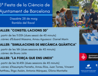 15ª Festa de la Ciència de l'Ajuntament de Barcelona