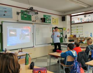 Quim Llorens (ICCUB) a l'Escola El Sagrer (2022)