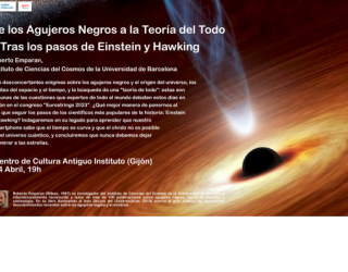 De los Agujeros Negros a la teoría del Todo - Tras los pasos de Einstein y Hawking a Eurostrings 2023