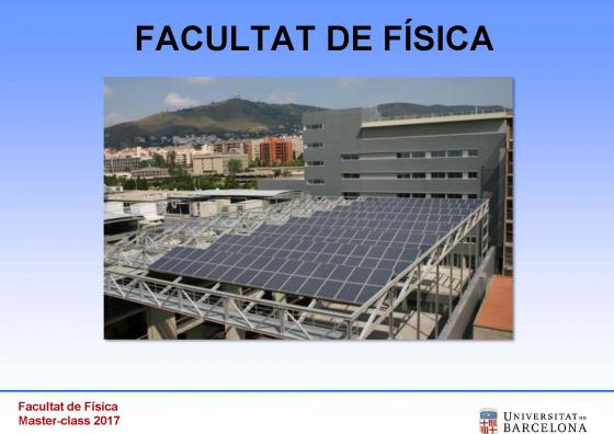 Ensenyament i recerca a la Facultat de Física.