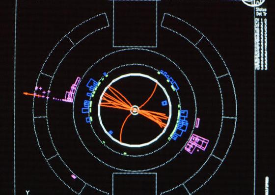 Traces de partícules en detector
