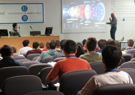 Taller física de Partícules 2018, xerrada de LL. Garrido
