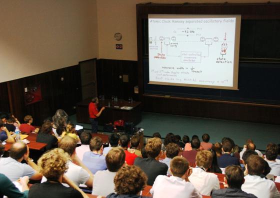 El premi Nobel de Física William D. Phillips a la ICAP Summer School 2018.