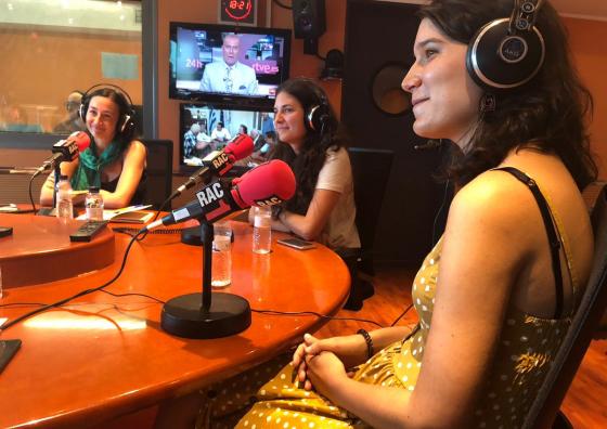 Sonia Fernández-Vidal, Alba Cervera i Irene Estévez a Versió RAC1