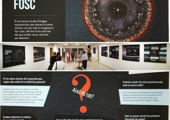 The exhibition at Pessics de Ciència 2018