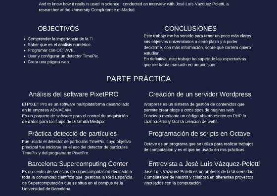 Póster: Computación numérica aplicada al análisis de datos científicos