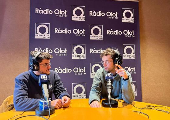 Toni Bertólez (ICCUB) al programa "La Butaca d'Einstein" de Ràdio Olot