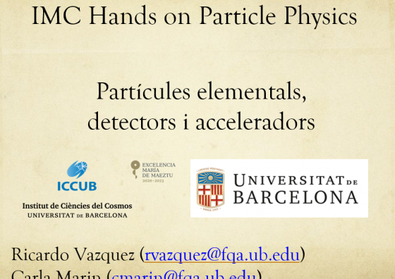Partícules elementals, detectors i acceleradors